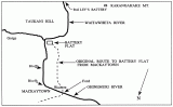 Sketch plan of the Karangahake area